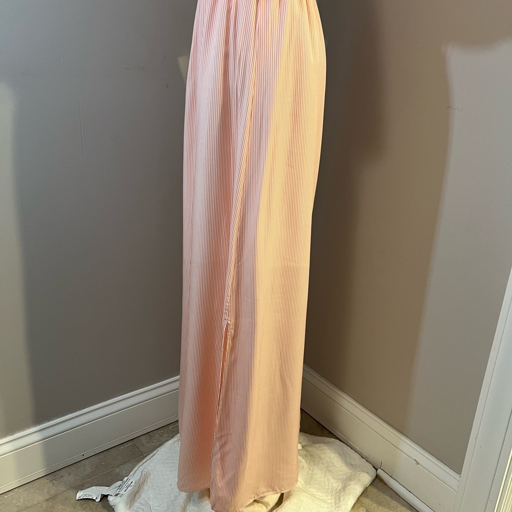 Sears Orange Ruffled Ruched Off-Shoulder Maxi Dress - Picture 8 of 14